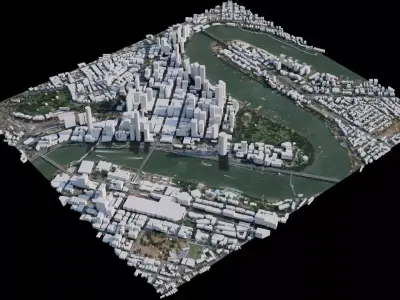 Brisbane - Australia 3D model