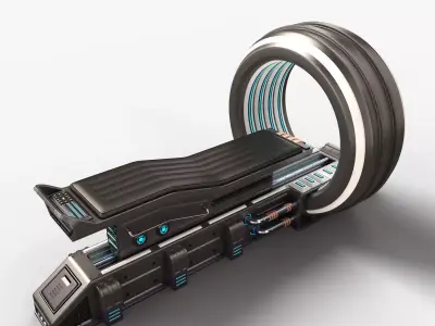 Sci Fi MRI Stylized 3D model