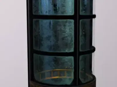 Machine Tank Window Low-poly 3D model