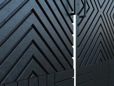 Sliding Door-001 3D model