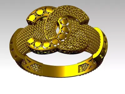 light weight ring  STL file  ready for print 3D print model 3D print model