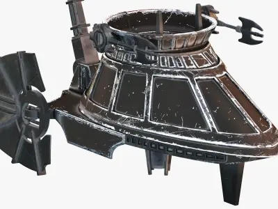 Star Wars Sail Skiff 3D model