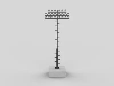 Stadium Lighting  3D model