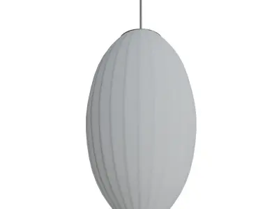 Maxim Cocoon 1-Light Chandelier Polished Chrome 3D model