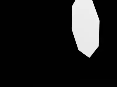 Street Sign Stop Low-poly 3D model