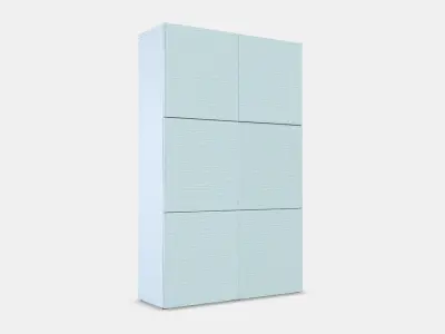 BESTA Storage combination with doors 61 Low-poly 3D model