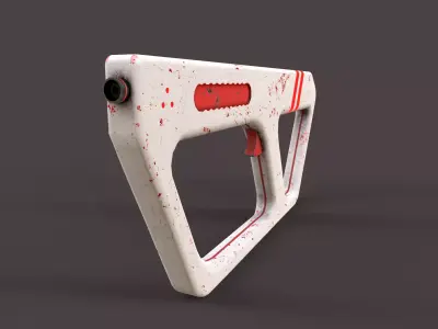 Sci-Fi Gun  Low-poly 3D model buy