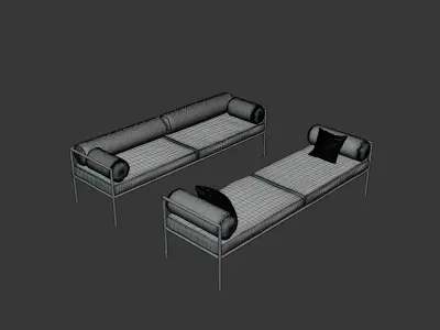 Exterior Sofas  3D model