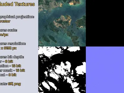 Bagam Indonesia City Landscape 3D Model 3D model