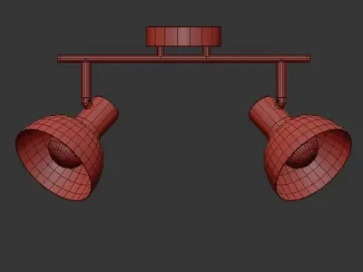 Plafondspot Reflekt van glas 3D model