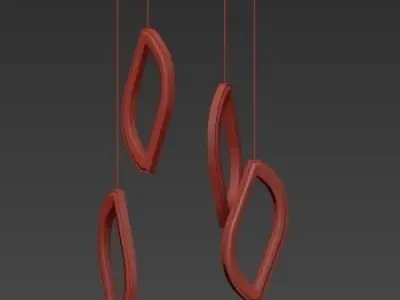 Tech Lighting Pendants 3 3D model