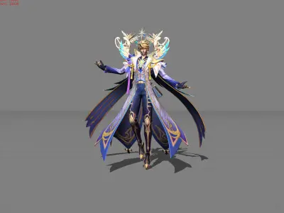 Vale Concerto of Light Low-poly 3D model