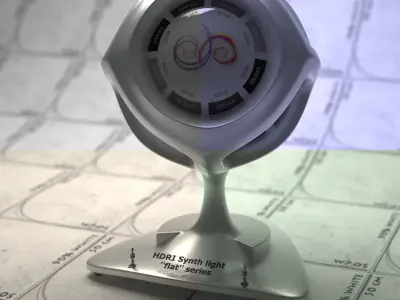 Flat 8 sides 4k Synth HDRI Texture