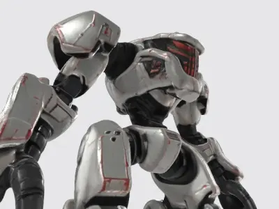 Mecha robot 3D model
