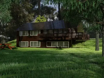 House Exterior 3D model 7