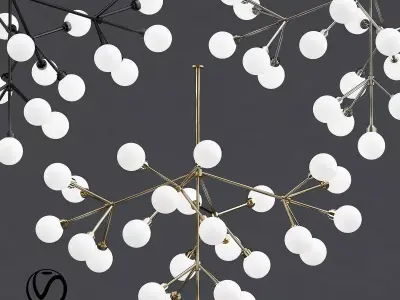 Tech Lighting Mara Chandelier 3D model