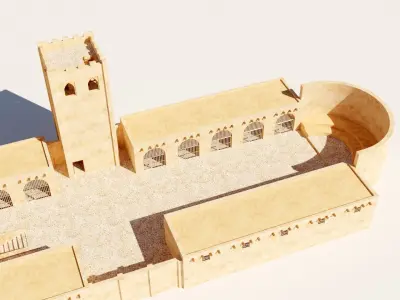 ancient prison 3D model