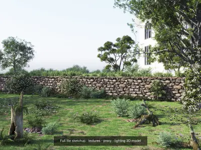 Lanscape For Sketchup - Vray 3D Model Pack