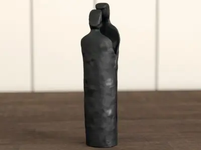 Faith Couple Figurine 3D model