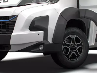 Iveco eSuperJolly L2H1 HQ Interior 2025 3D model