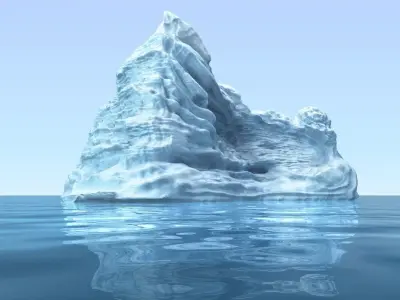 Iceberg 2 on sky 3D model