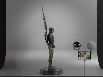 Falcon Low-poly 3D model