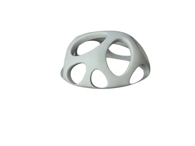 SciFi Cube Object No 57155 Low Poly Shape Low-poly 3D model