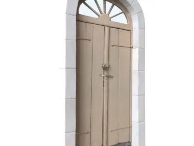 Old door scanned 002 3D model