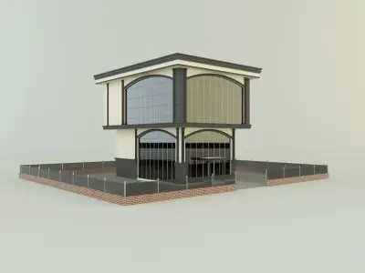 office building 581 model 3D model