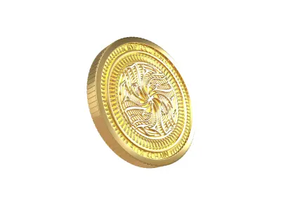 Ekta Coin v5 001 3D model