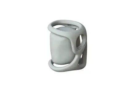 SciFi Shape Object Low Poly Low-poly 3D model 19