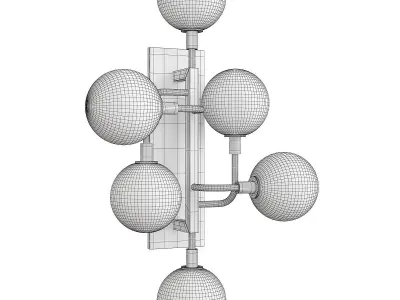 Viaggio Wall Sconce Low-poly 3D model