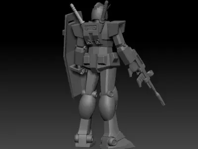 Gundam 3D print model