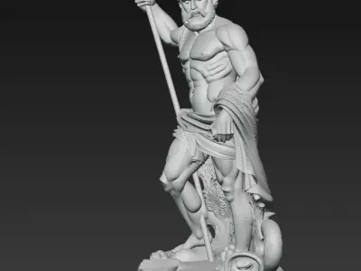 Mythic Guardians - Sacred Icons - Fantasy Sculpture Collection 3D Model Pack