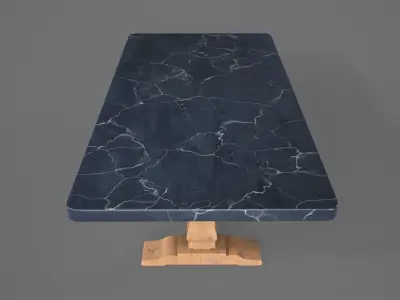Georgian Architectural  Marble Table Low-poly 3D model