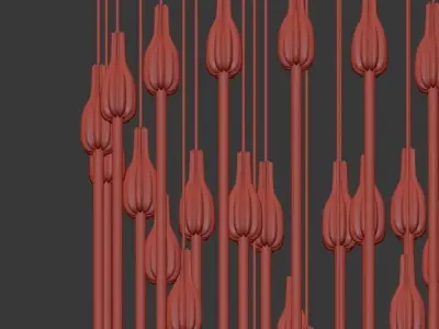 Led murano glass 3D model