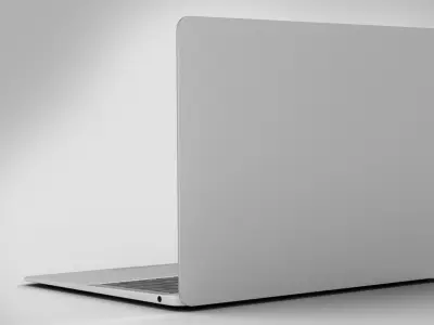 Subnotebook Silver 3D model