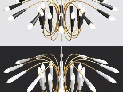 Aretha Suspension Light 3D model