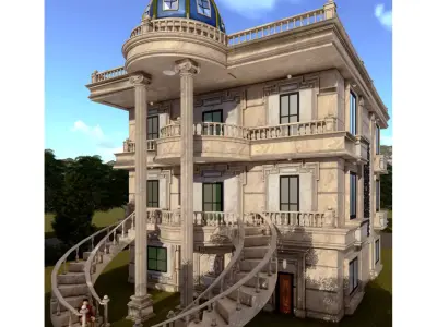Villa 01 3D model