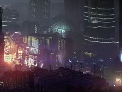 Cyberpunk 3D Pack  Low-poly 3D model