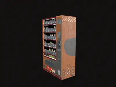 Vending Machine Low-poly 3D model