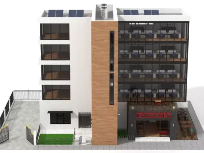 Office Building  3D model