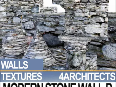 Modern Stone Wall D Texture