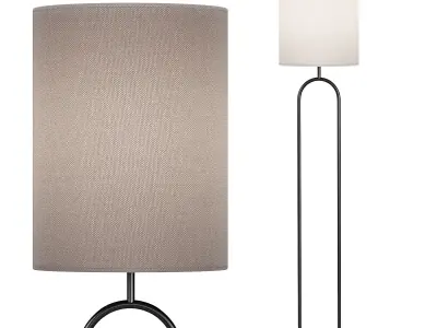 Jaymes Metal Floor Lamp 3D model