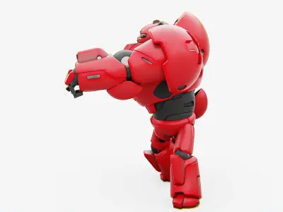 COMBAT DROID M-5000  RIGGED 3D model
