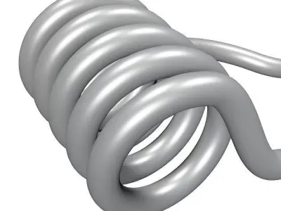 Steel Heating Coil 3D model