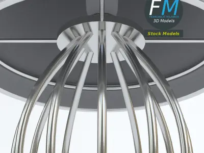 Modern lamp stand 3D model