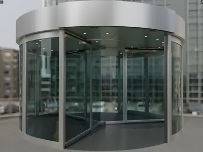 Revolving door Dorma KTC-3 3D model