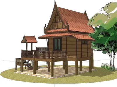 Creative Design-Holiday Cabin-0146 3D model