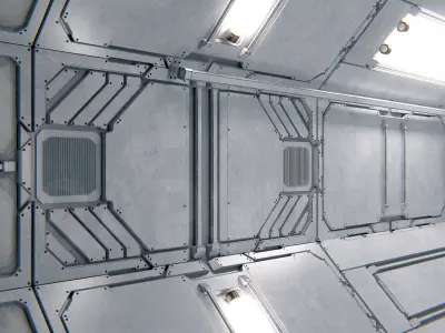 Space Capsule 01 PBR Low-poly 3D model